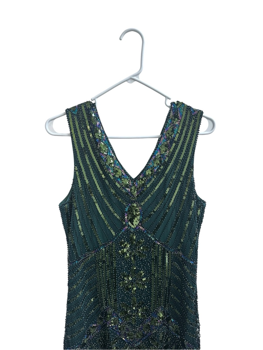 ✨ Metme 1920s Art Deco Sequined Flapper Cocktail Dress ✨ - Picture 3 of 7
